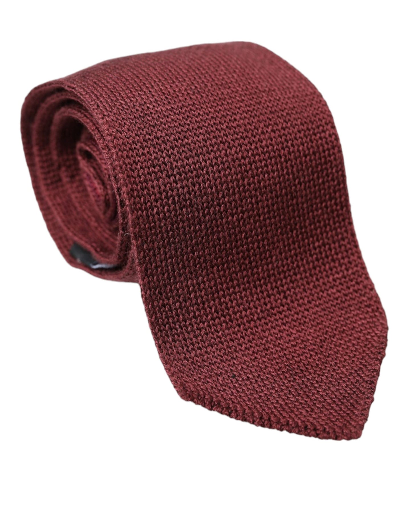 Dolce & Gabbana Bordeaux 100% Silk Patterned Classic Men Tie - KALAJ