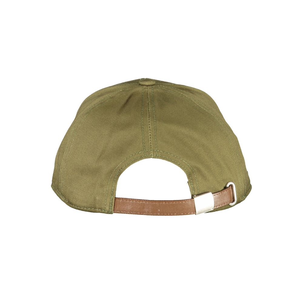 La Martina Green Cotton Men Cap - KALAJ