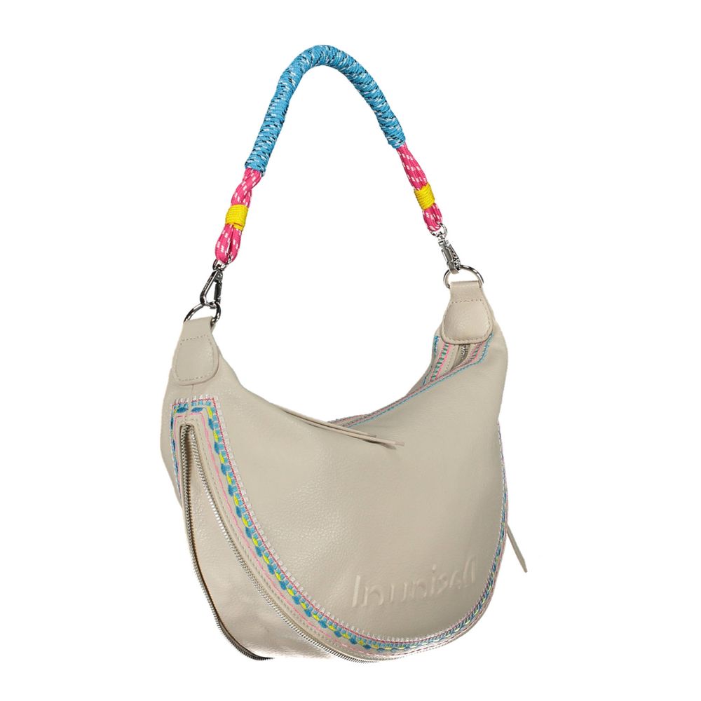 Desigual White Polyethylene Women Handbag - KALAJ