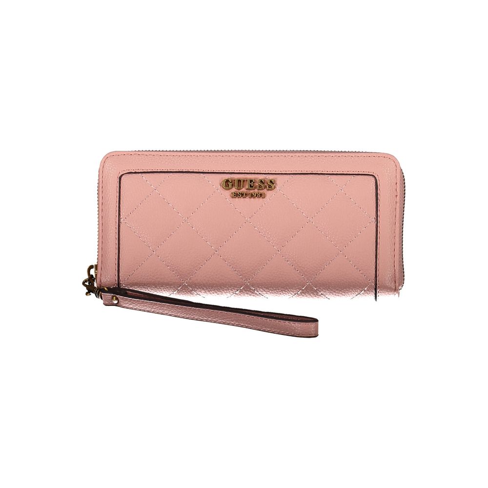 Guess Jeans Pink Polyethylene Women Wallet - KALAJ