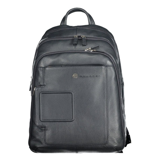 Piquadro Blue Leather Men Backpack - KALAJ