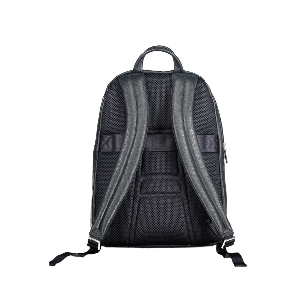 Piquadro Blue Leather Men Backpack - KALAJ