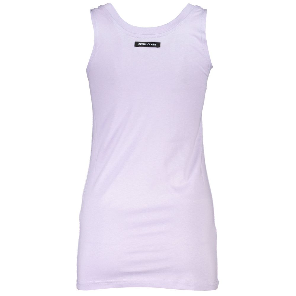 Cavalli Class Purple Cotton Women Top