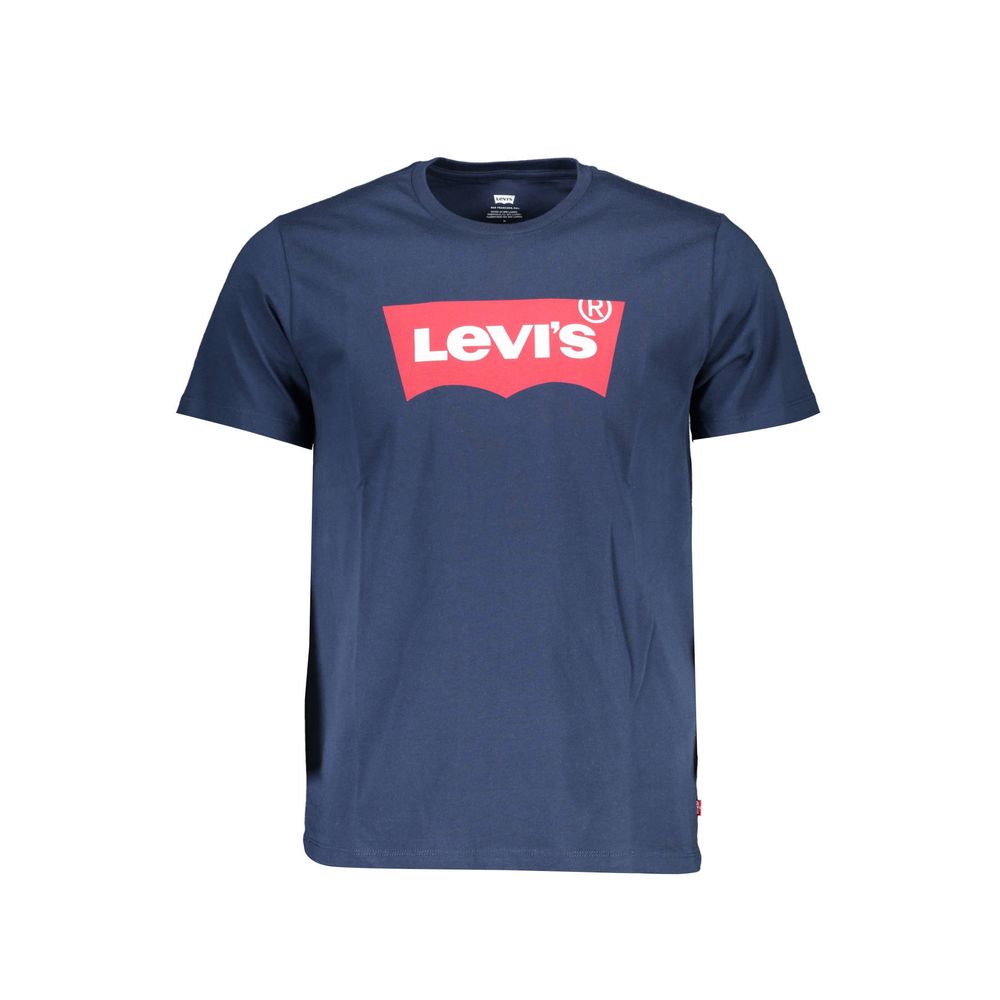 Levi's Blue Cotton Men T-Shirt