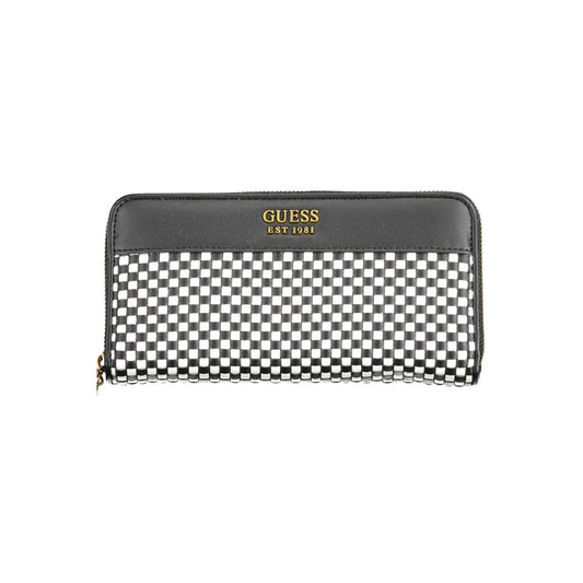 Guess Jeans Black Polyethylene Women Wallet - KALAJ