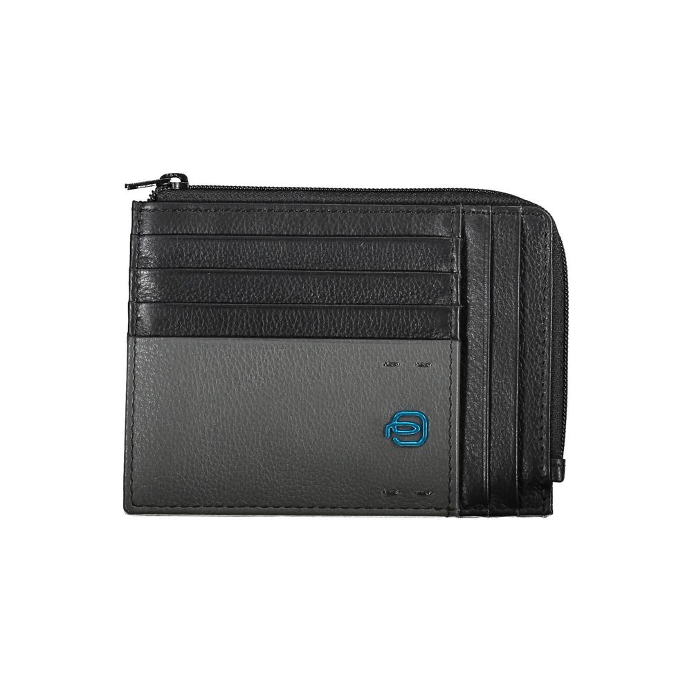 Piquadro "Black Leather Men Wallet" - KALAJ