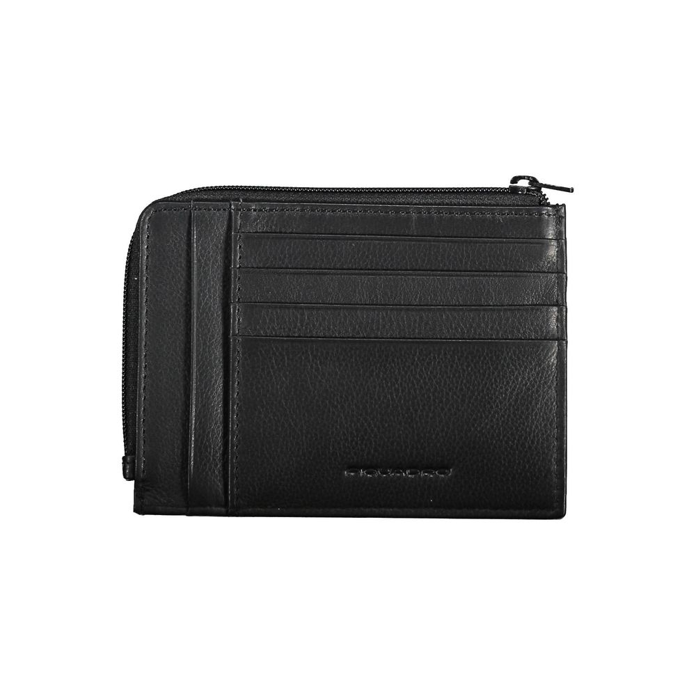 Piquadro "Black Leather Men Wallet" - KALAJ