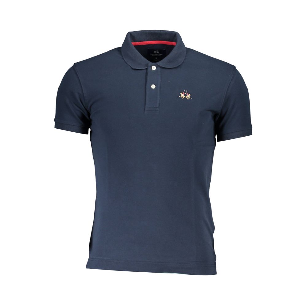 La Martina Sleek Slim Fit Polo with Contrast Details