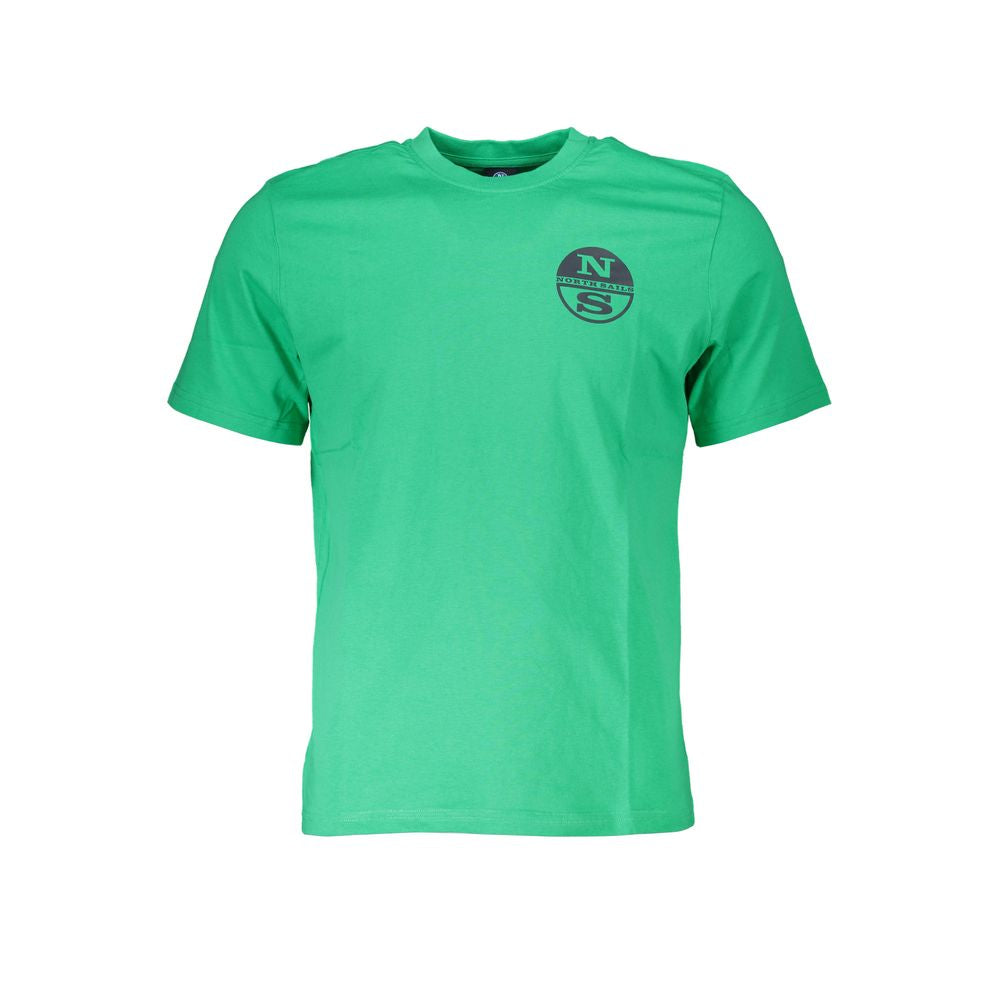 North Sails Green Cotton T-Shirt