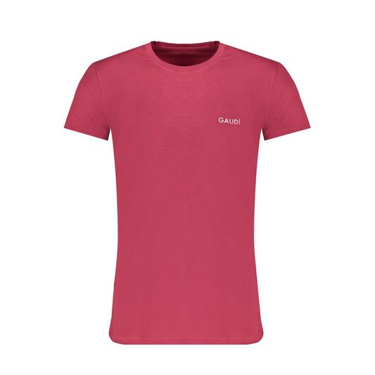 Gaudi Red Cotton T-Shirt