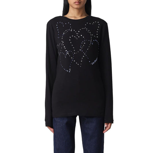 Love Moschino Black Cotton Sweater