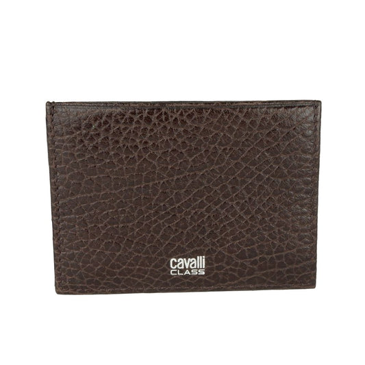 Cavalli Class Chic Calfskin Leather Card Holder - KALAJ