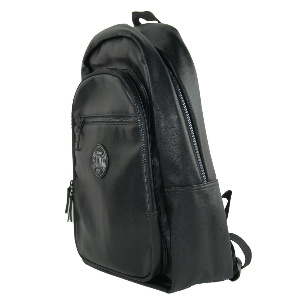 A.G. Spalding & Bros Black Polyethylene Men Backpack - KALAJ