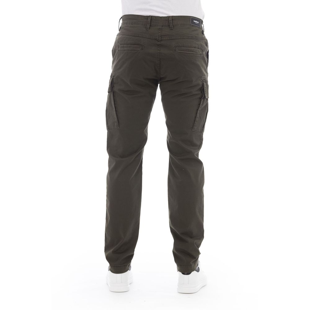 Baldinini Trend Army Cotton Men Cargo Trouser