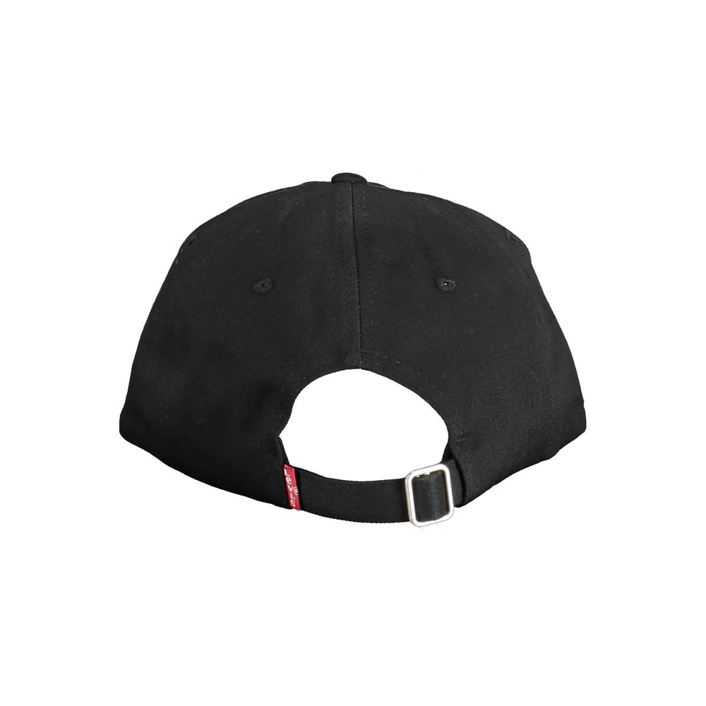 Levi's Black Cotton Men Cap - KALAJ