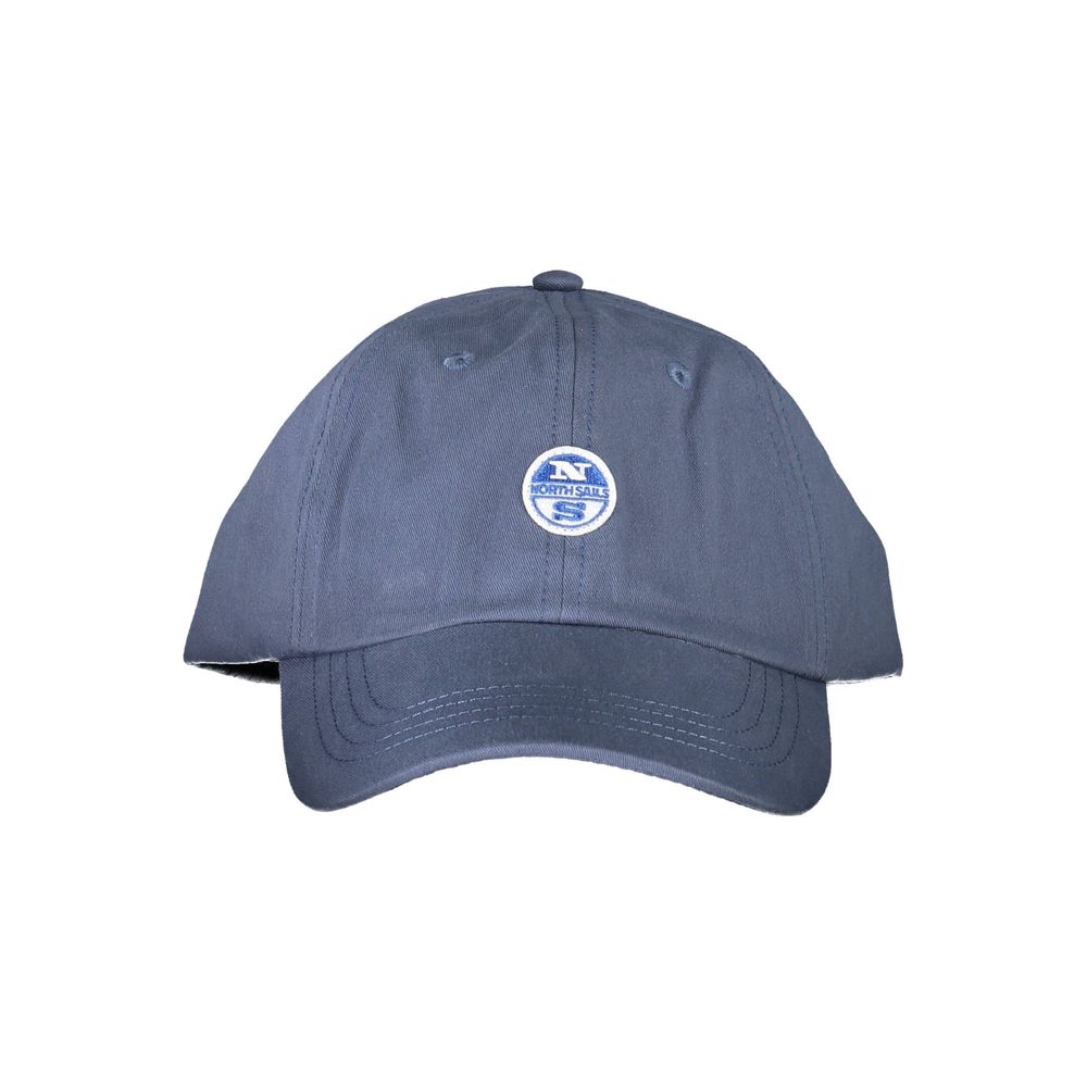 North Sails Blue Cotton Men Cap - KALAJ