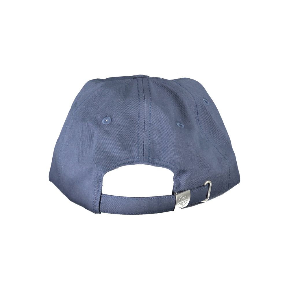 North Sails Blue Cotton Men Cap - KALAJ