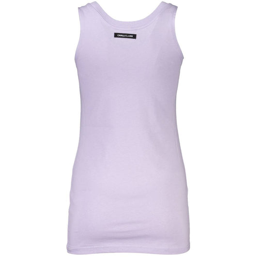 Cavalli Class Purple Cotton Women Top