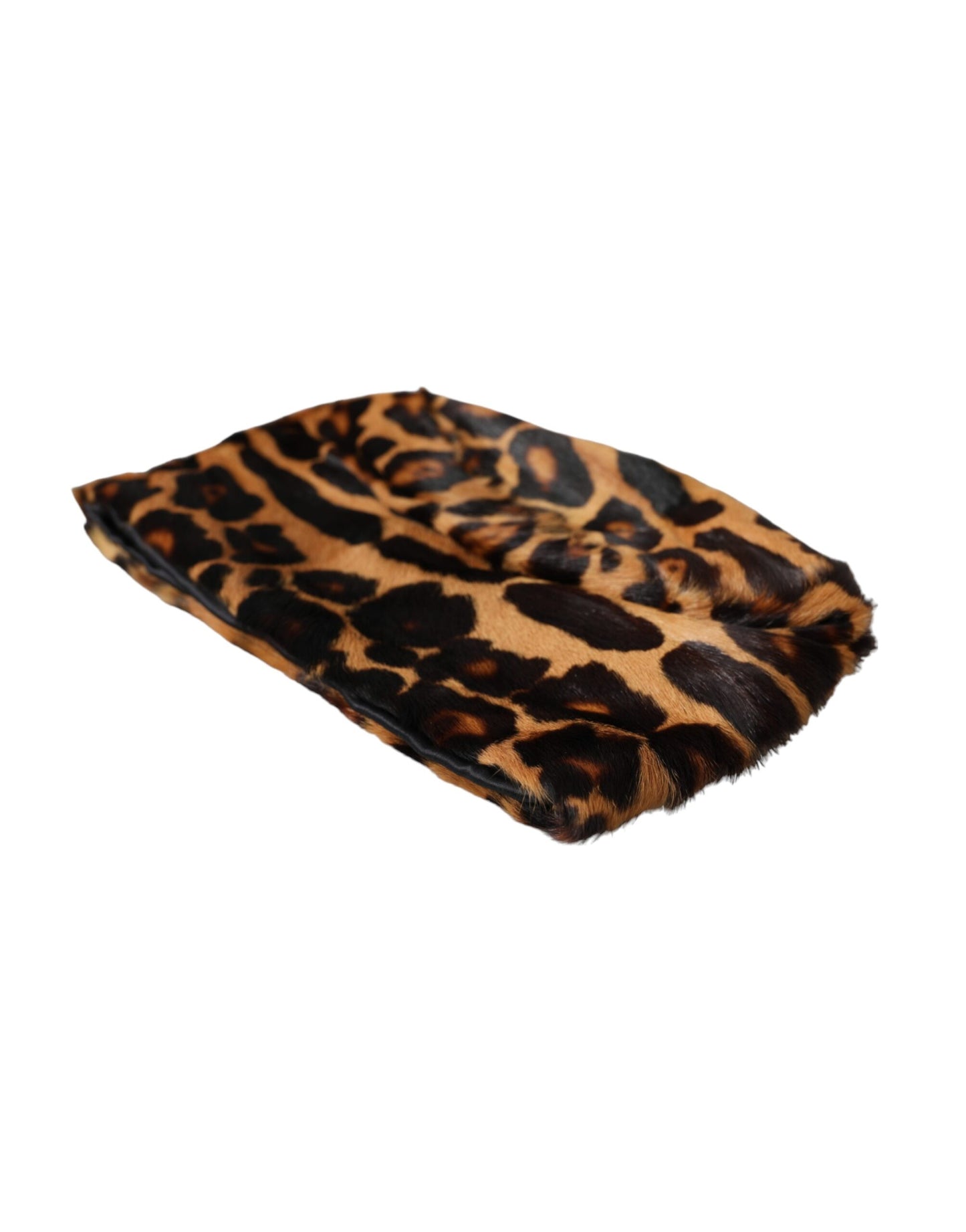 Dolce & Gabbana Brown Leopard Fur Women Bucket Hat - KALAJ