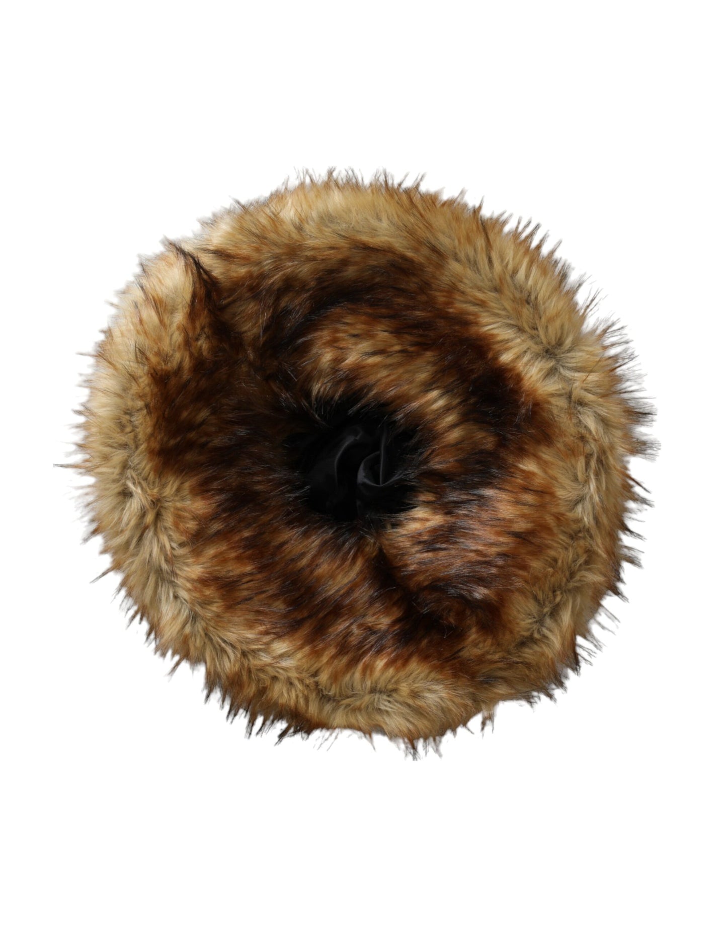 Dolce & Gabbana Brown Modacrylic Faux Fur Bucket Hat - KALAJ