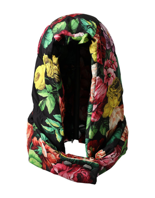 Dolce & Gabbana Hat Multicolor Floral Whole Head Wrap Hat - KALAJ