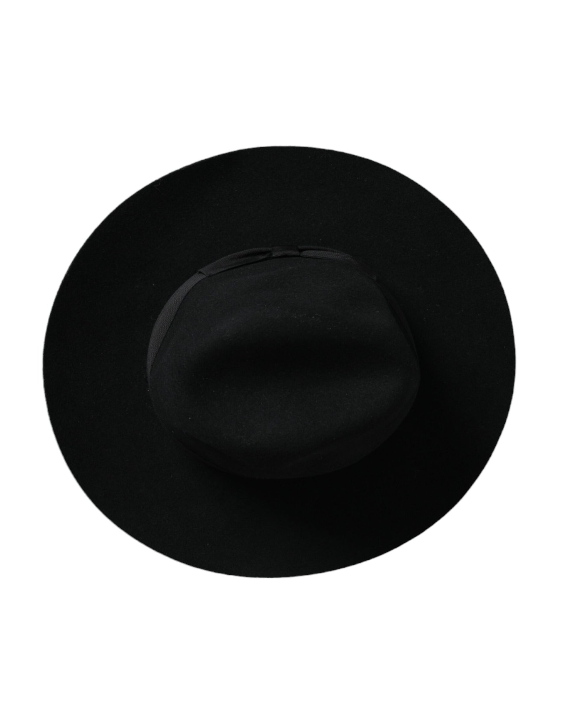 Dolce & Gabbana Black Rabbit Fedora Trilby Women Hat - KALAJ