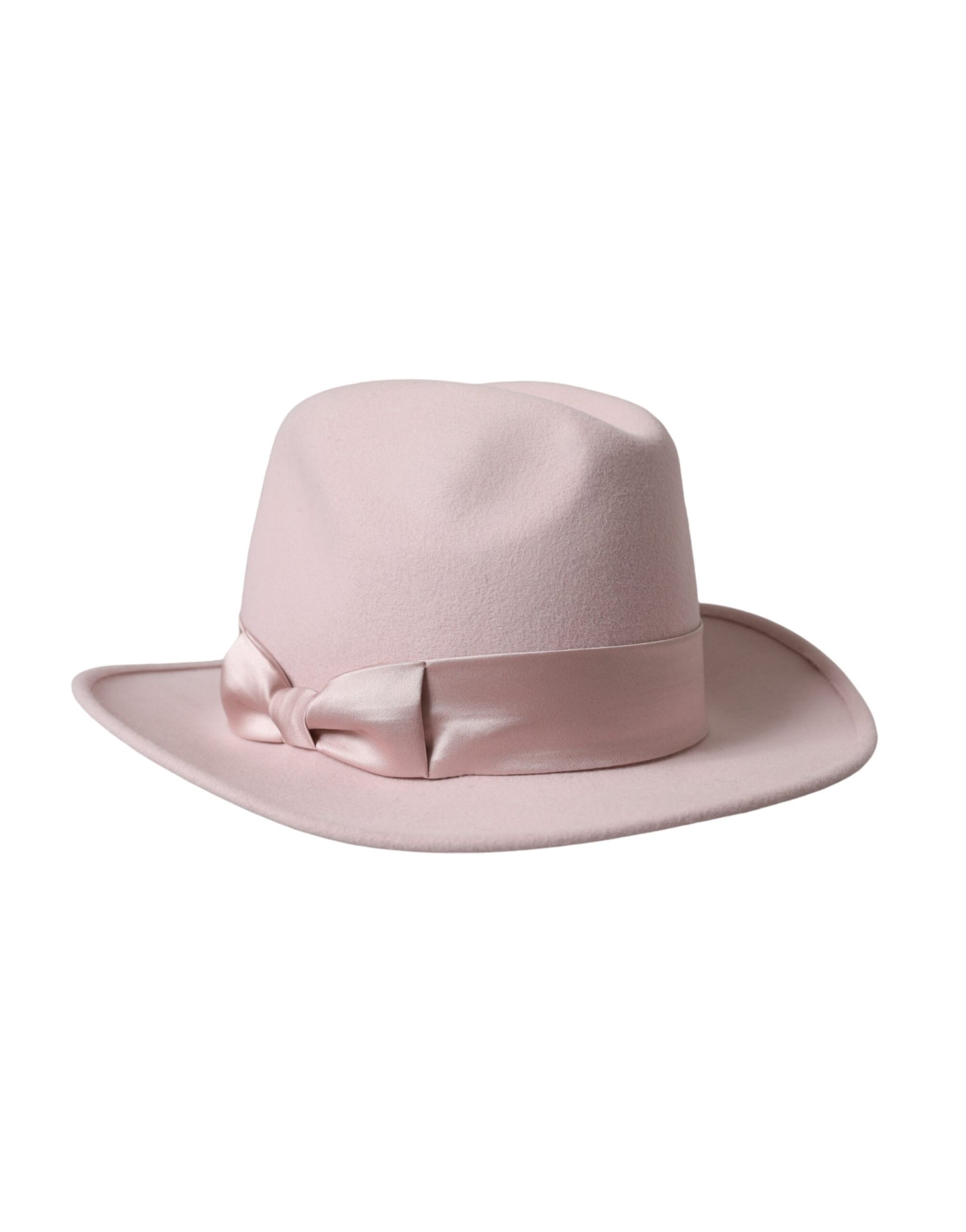 Dolce & Gabbana Pink Rabbit Fedora Trilby Women Hat - KALAJ