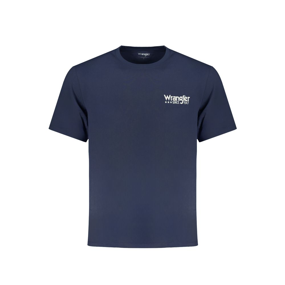 Wrangler Blue Cotton T-Shirt