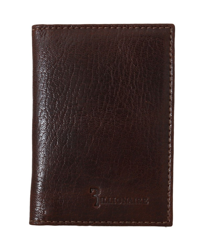 Billionaire Italian Couture Elite Moro Leather Men's Wallet - KALAJ