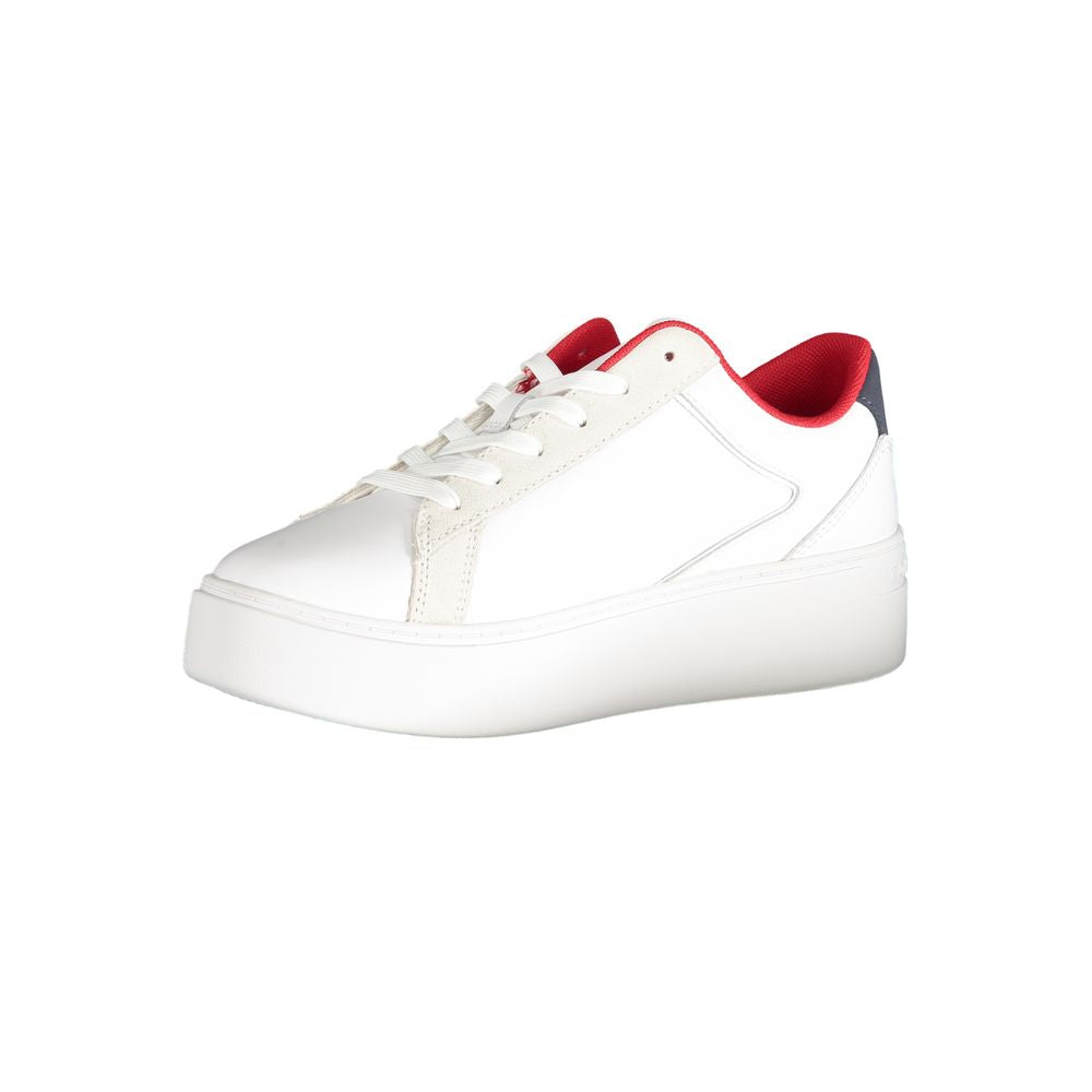 Tommy Hilfiger White Polyester Sneaker