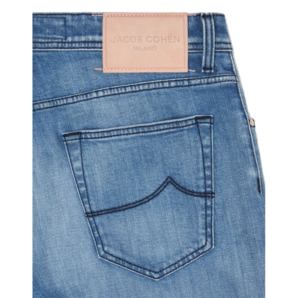 Jacob Cohen Blue Cotton Jeans Denim