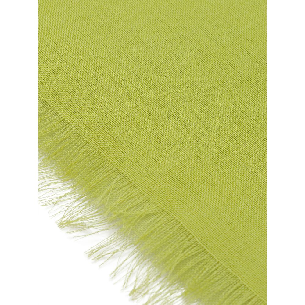 Tessitura di Novara Green Cashemere Scarf - KALAJ