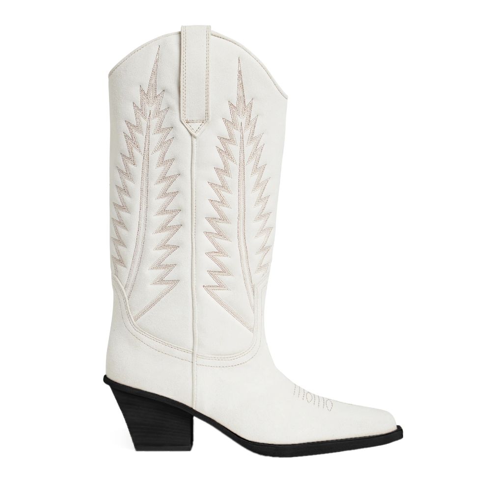 Paris Texas White Leather Boot