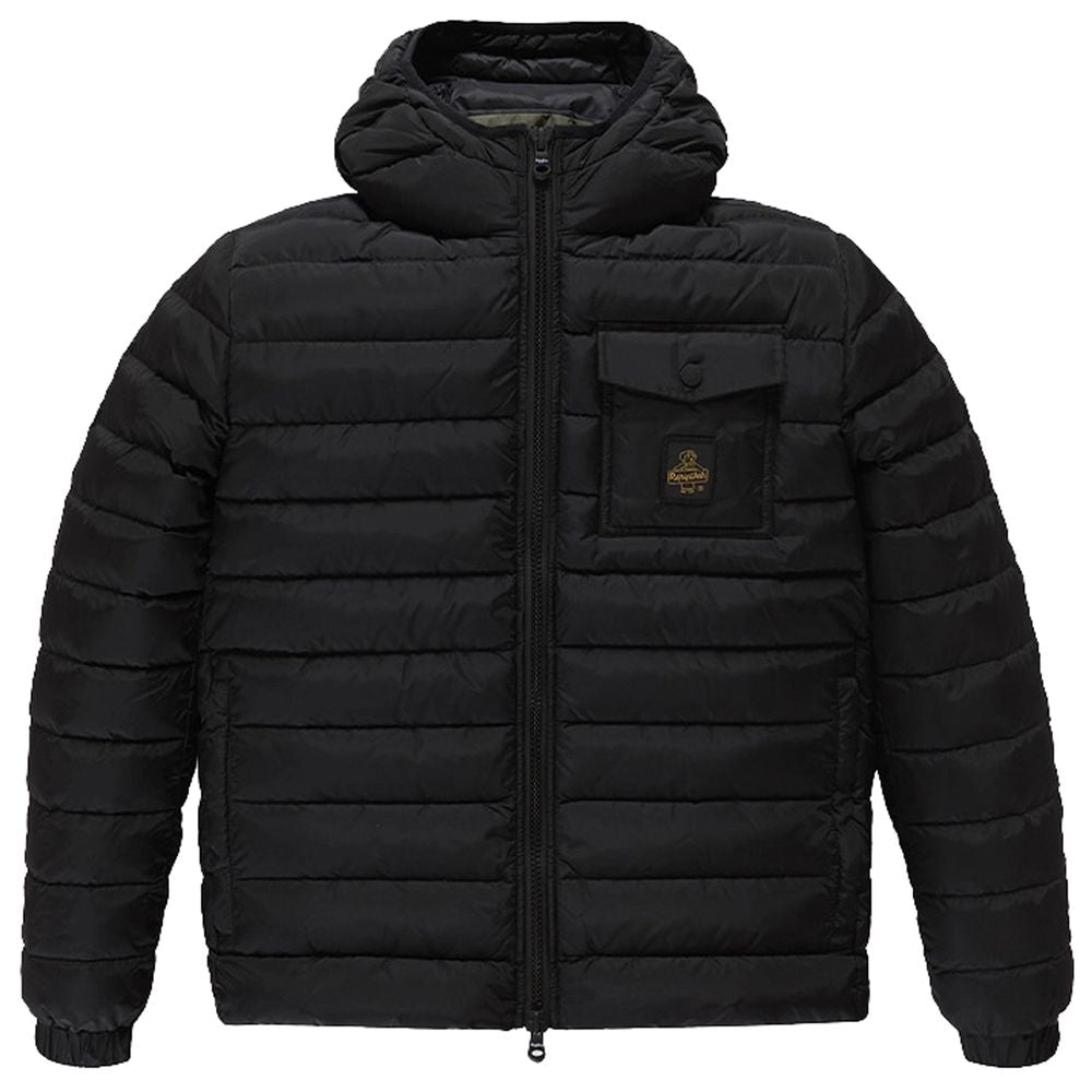Refrigiwear Black Nylon Jackets & Coat
