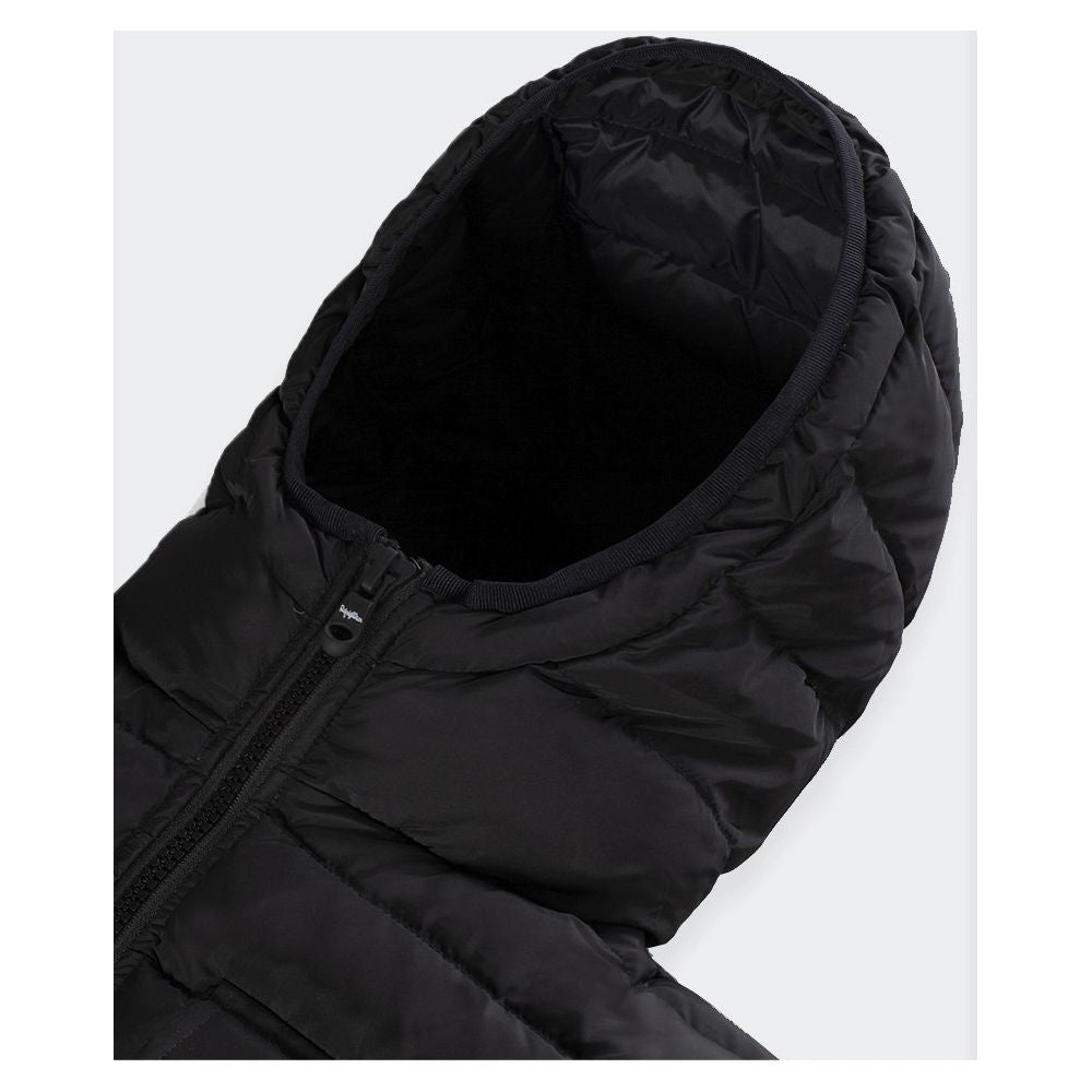 Refrigiwear Black Nylon Jackets & Coat