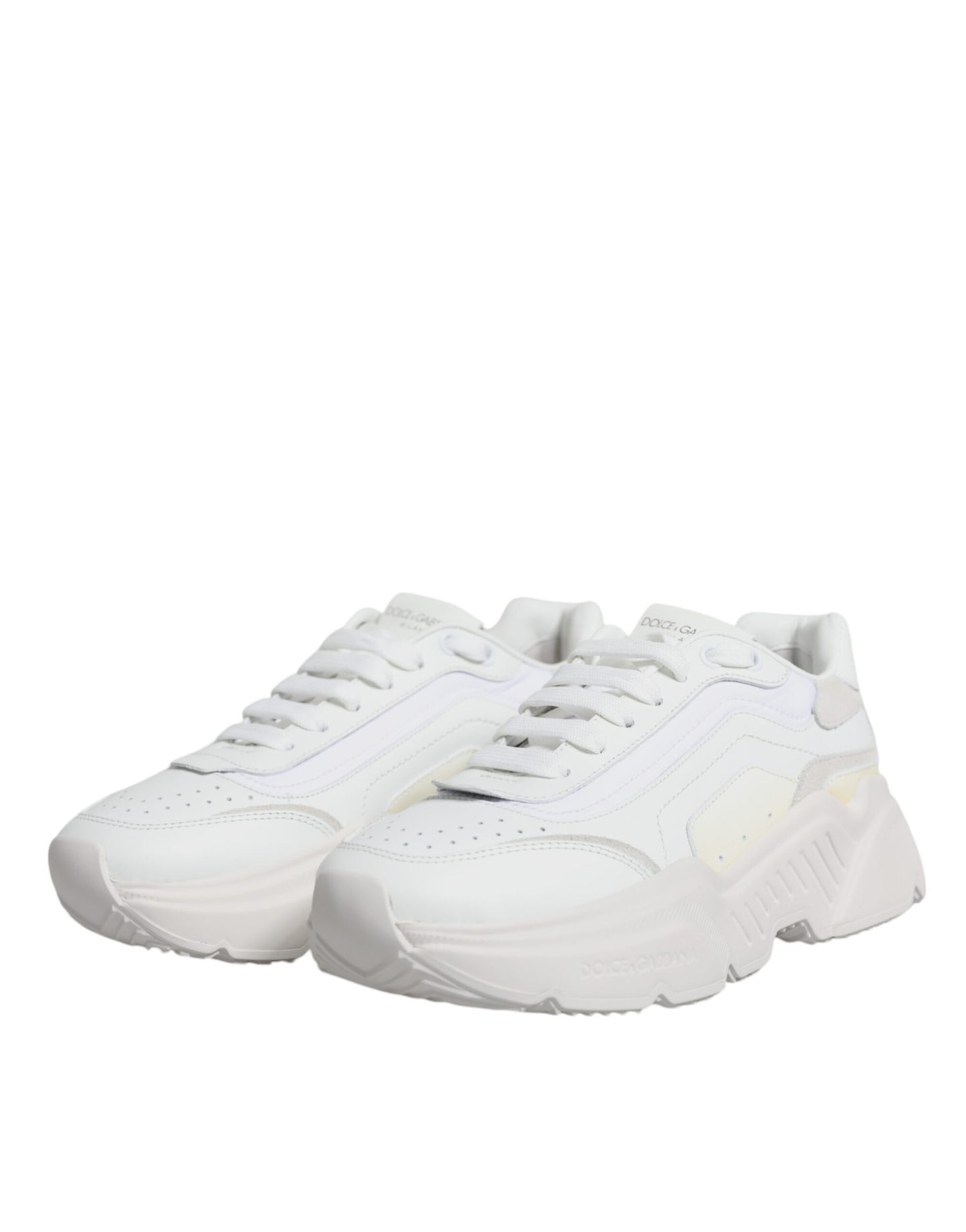 Dolce & Gabbana White Daymaster Low Top Sneakers Shoes