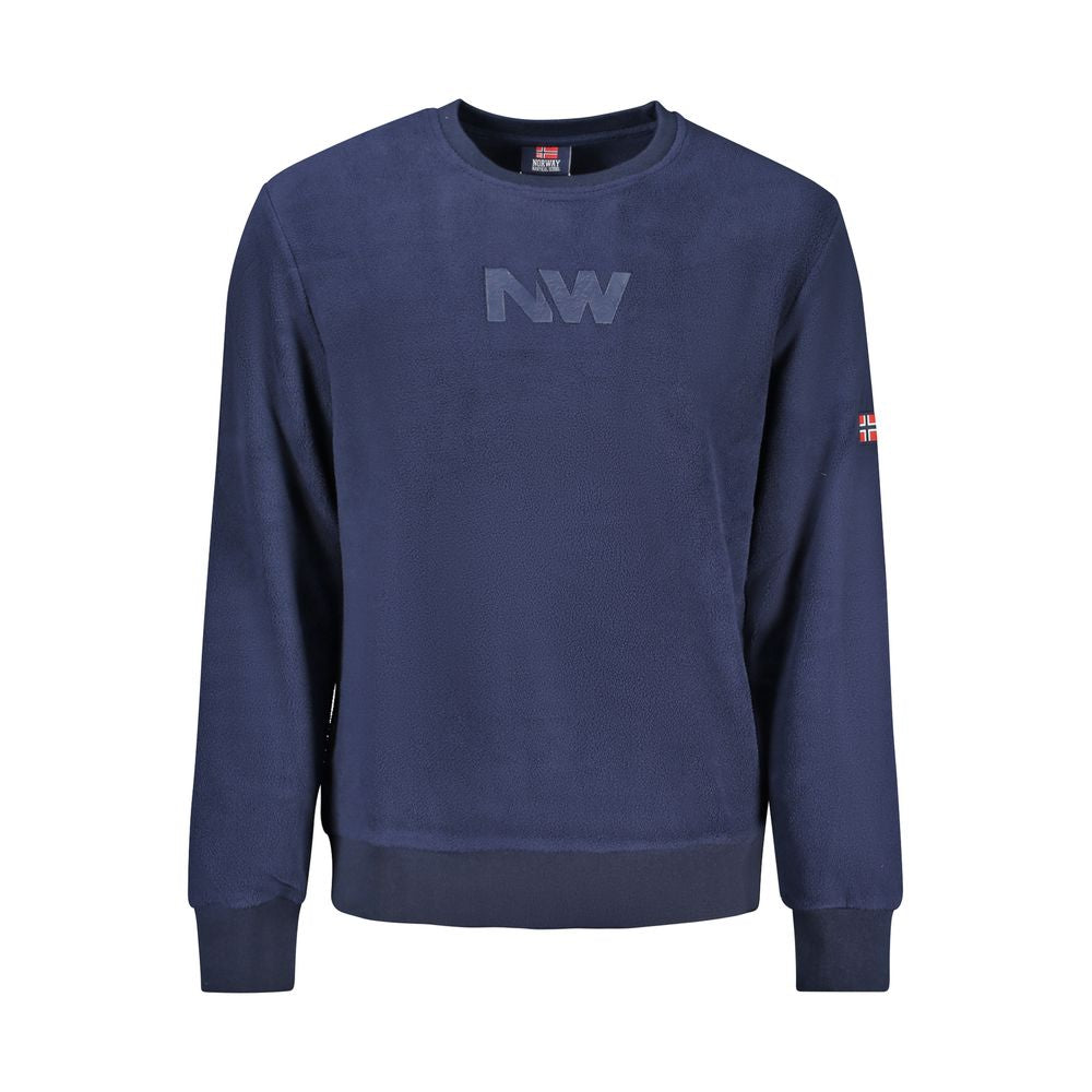 Norway 1963 Blue Polyester Men Sweater