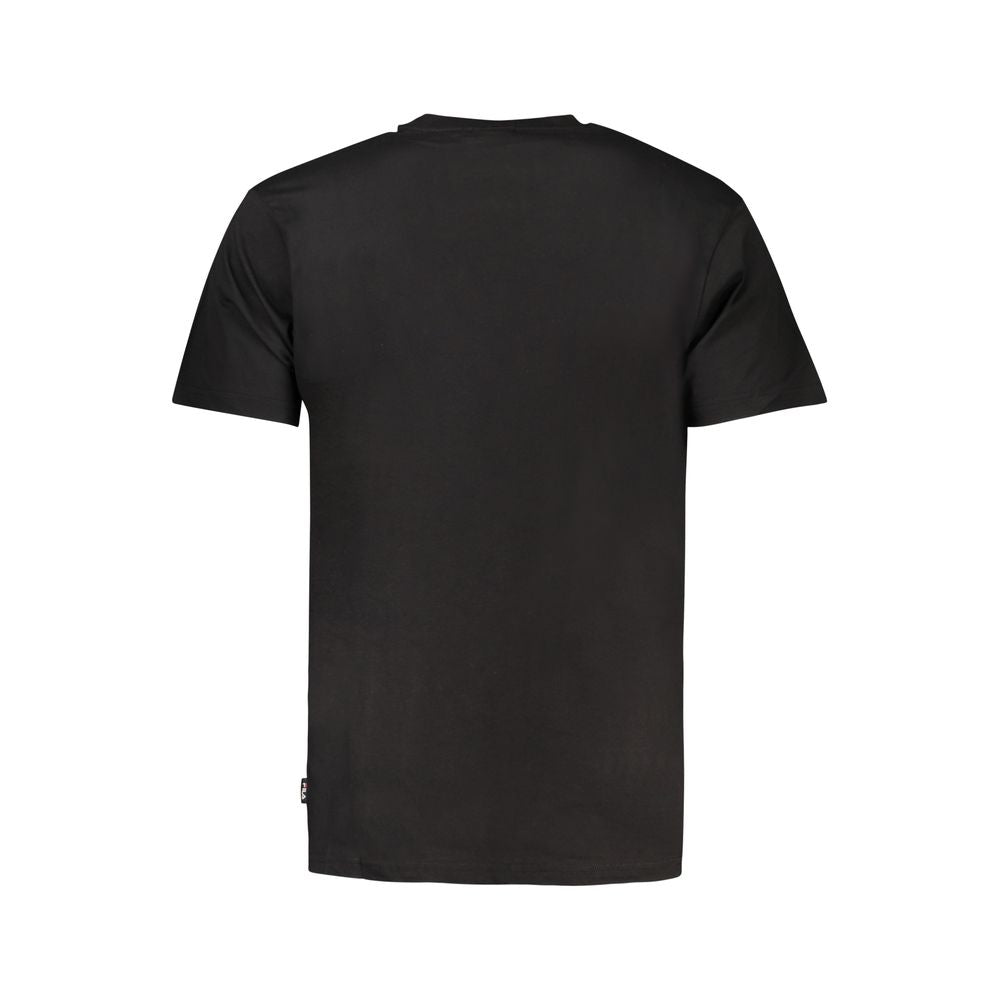 Fila Black Cotton Men T-Shirt