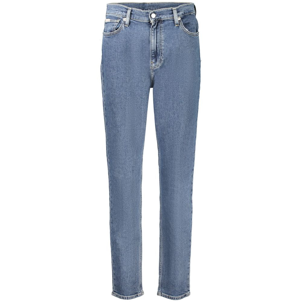 Calvin Klein Blue Cotton Women Jeans