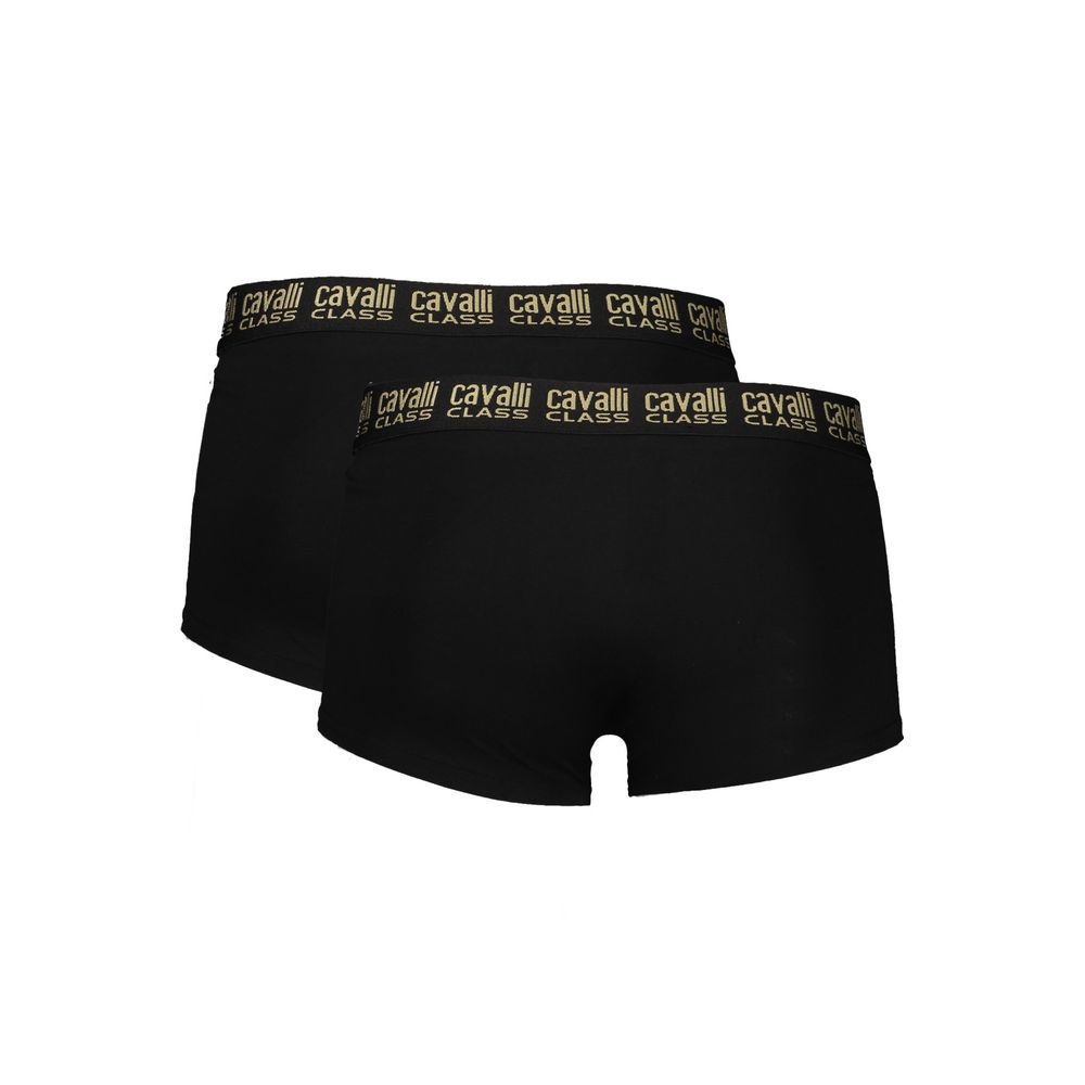 Cavalli Class Black Cotton Men Boxer