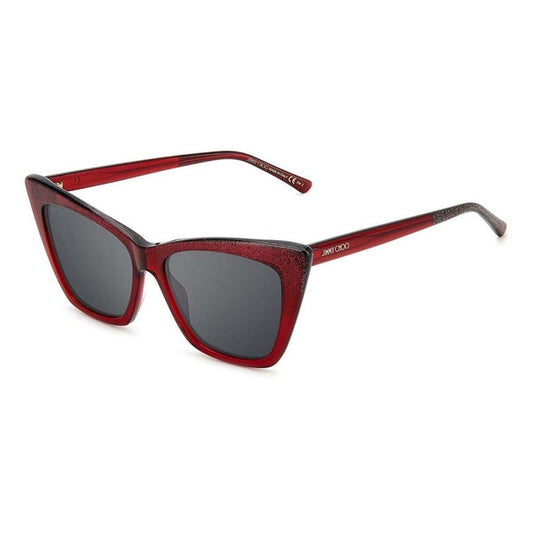 Jimmy Choo Red Acetate Sunglasses