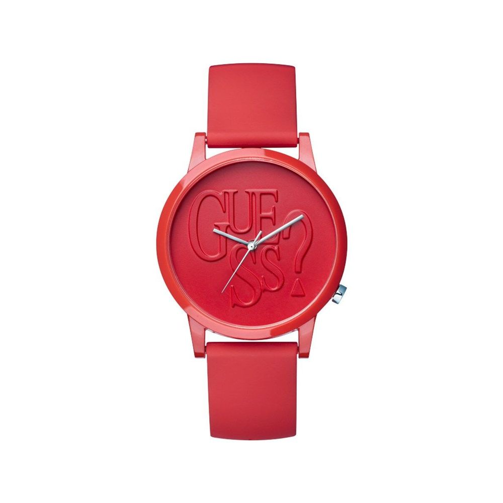 Guess Red Resin Watch