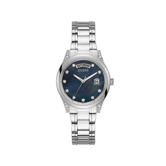 Guess Silver Stainless Steel Watch