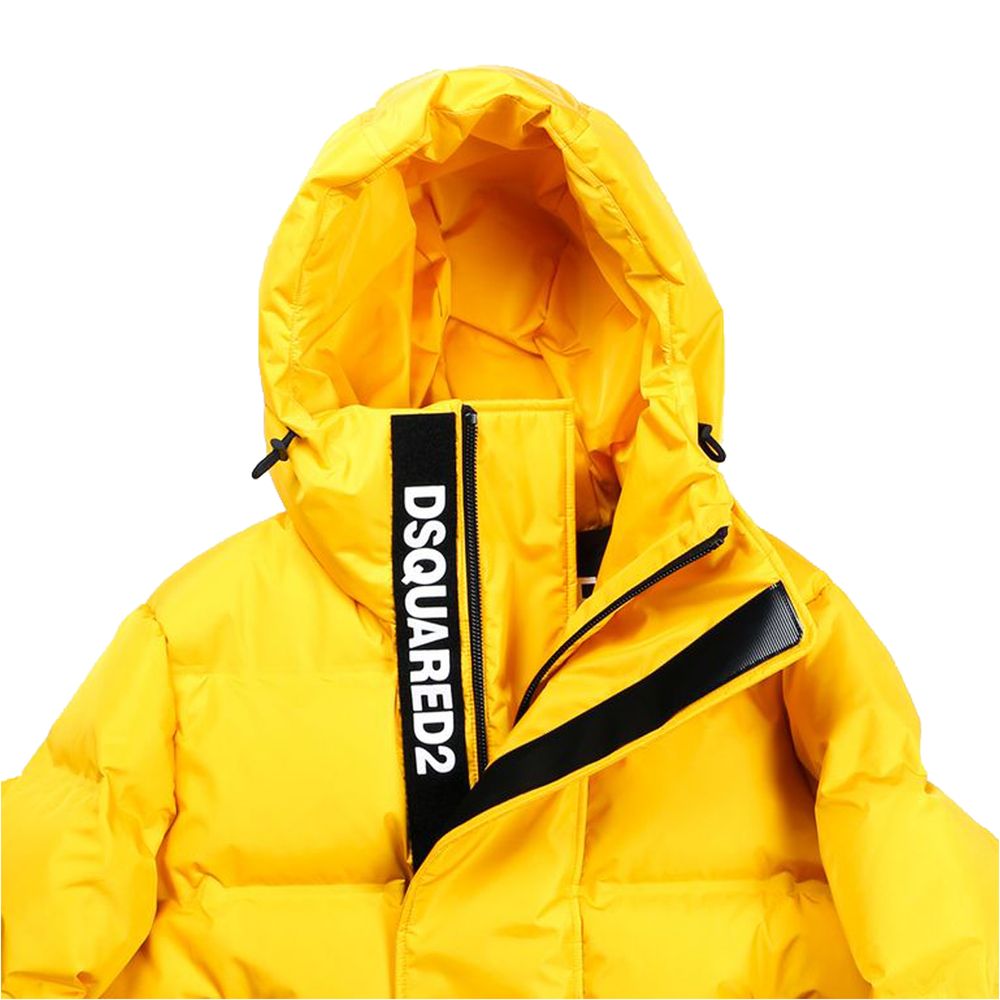 Dsquared² Yellow Nylon Jackets & Coat