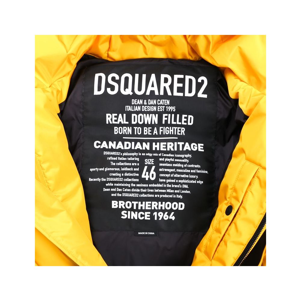 Dsquared² Yellow Nylon Jackets & Coat