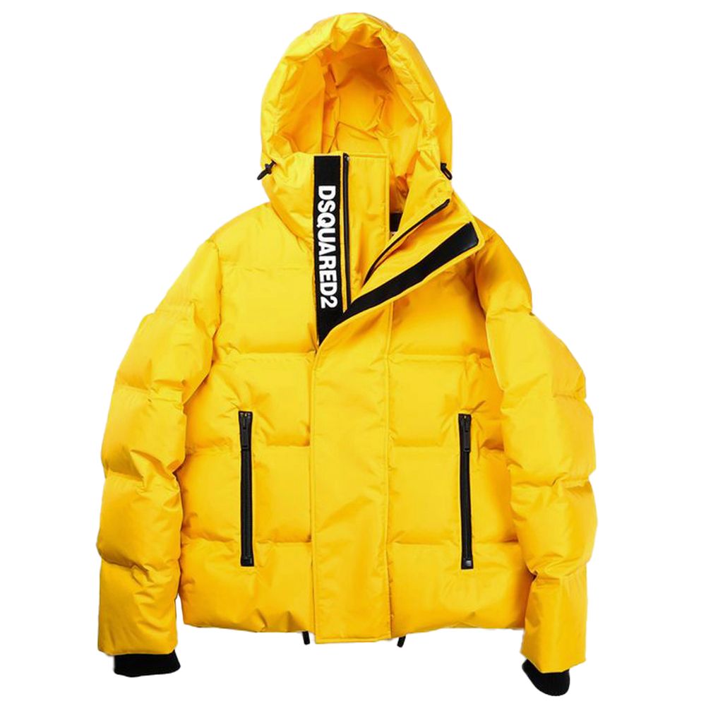 Dsquared² Yellow Nylon Jackets & Coat