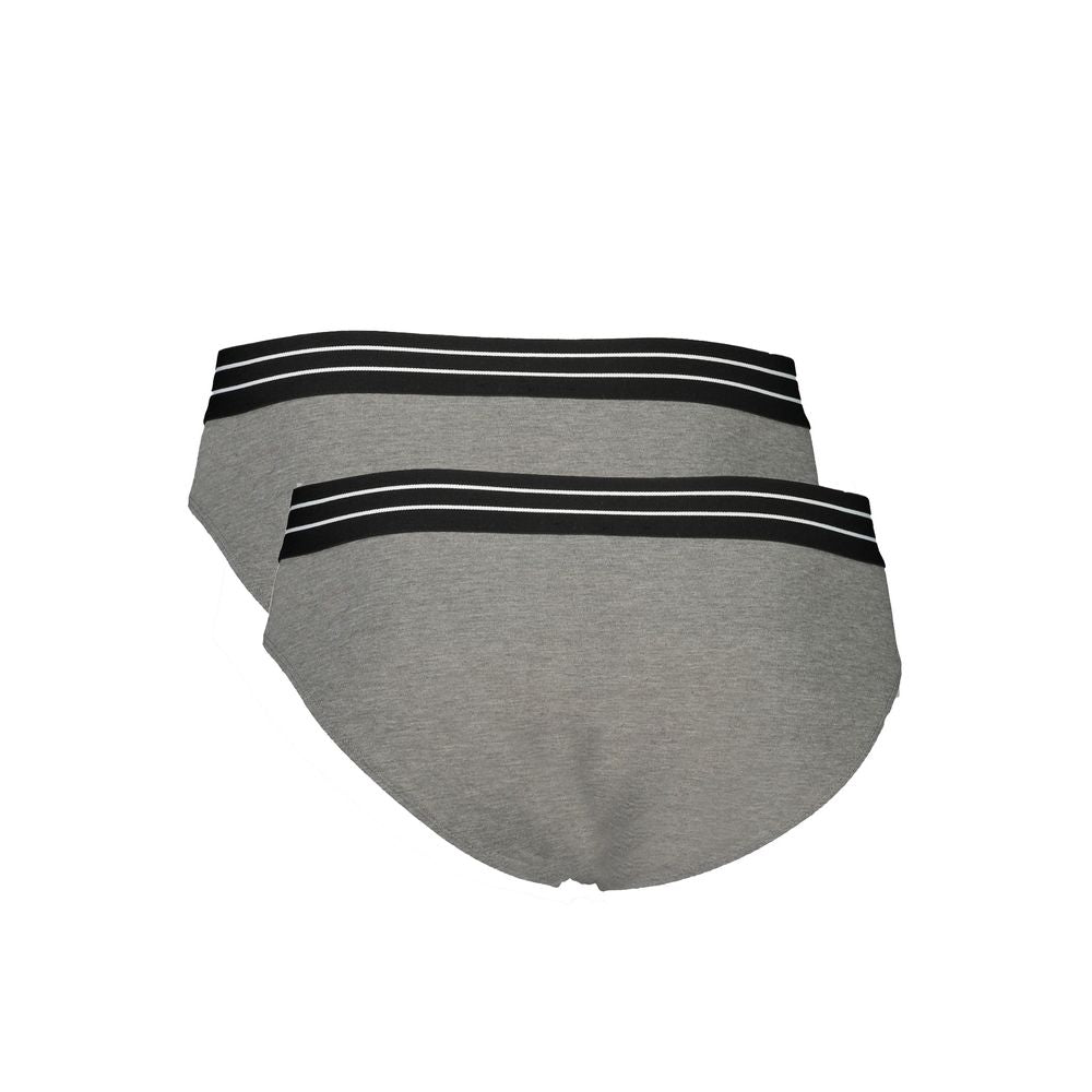 Cavalli Class Gray Cotton Men Underwear