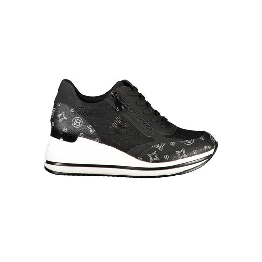 Laura Biagiotti Black Polyester Women Sneaker