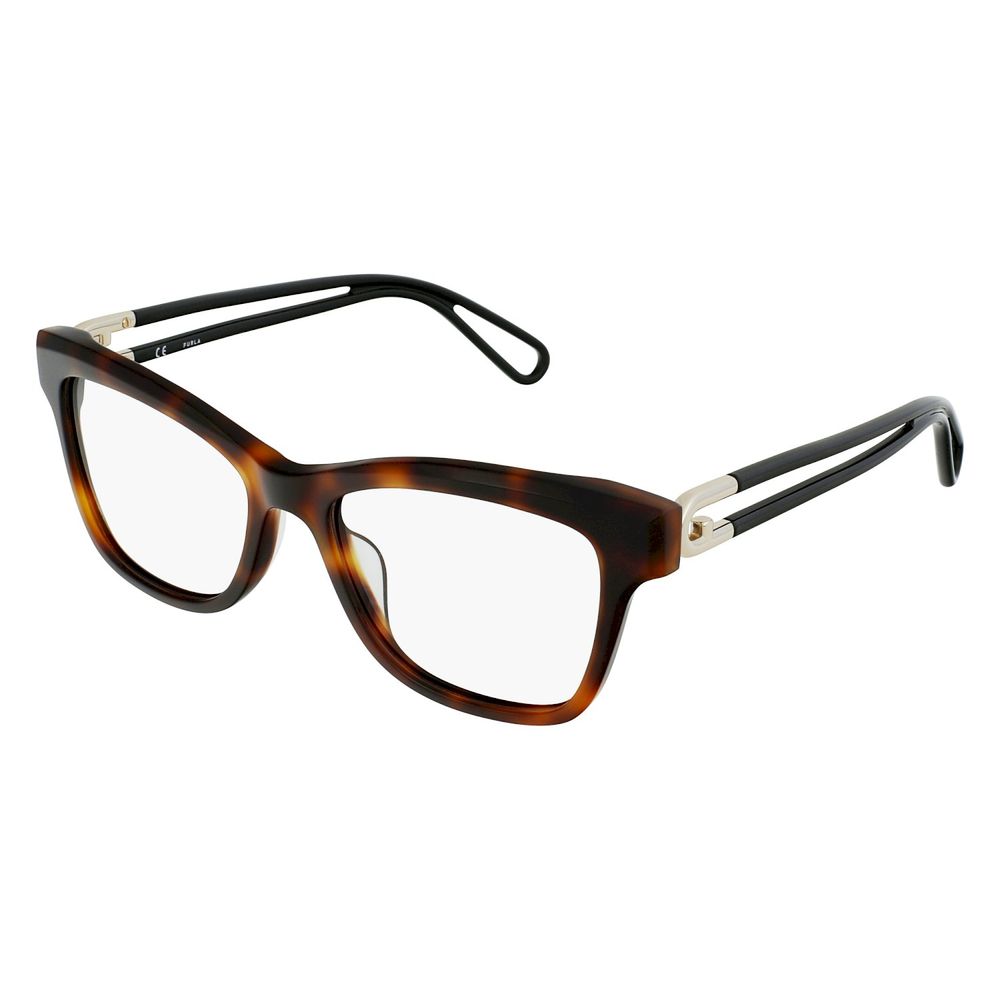 Furla Brown Plastic Frames