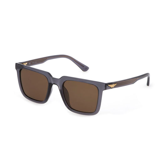 Police Gray Injected Sunglasses